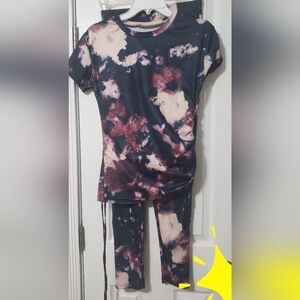 Tie-Dye T-Shirt and Pants Set
